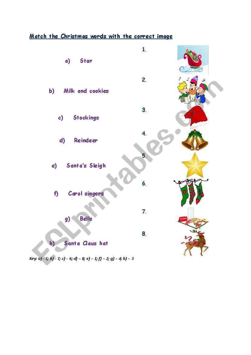 More Christmas Words worksheet