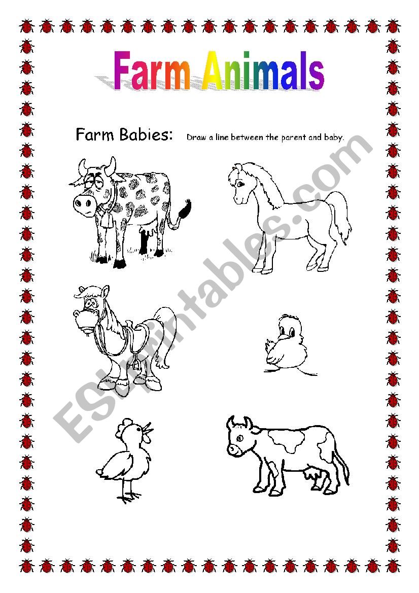 Farm Animals worksheet