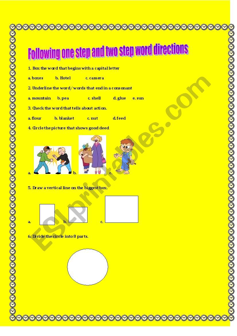 following-one-step-and-two-step-word-directions-esl-worksheet-by-lizady
