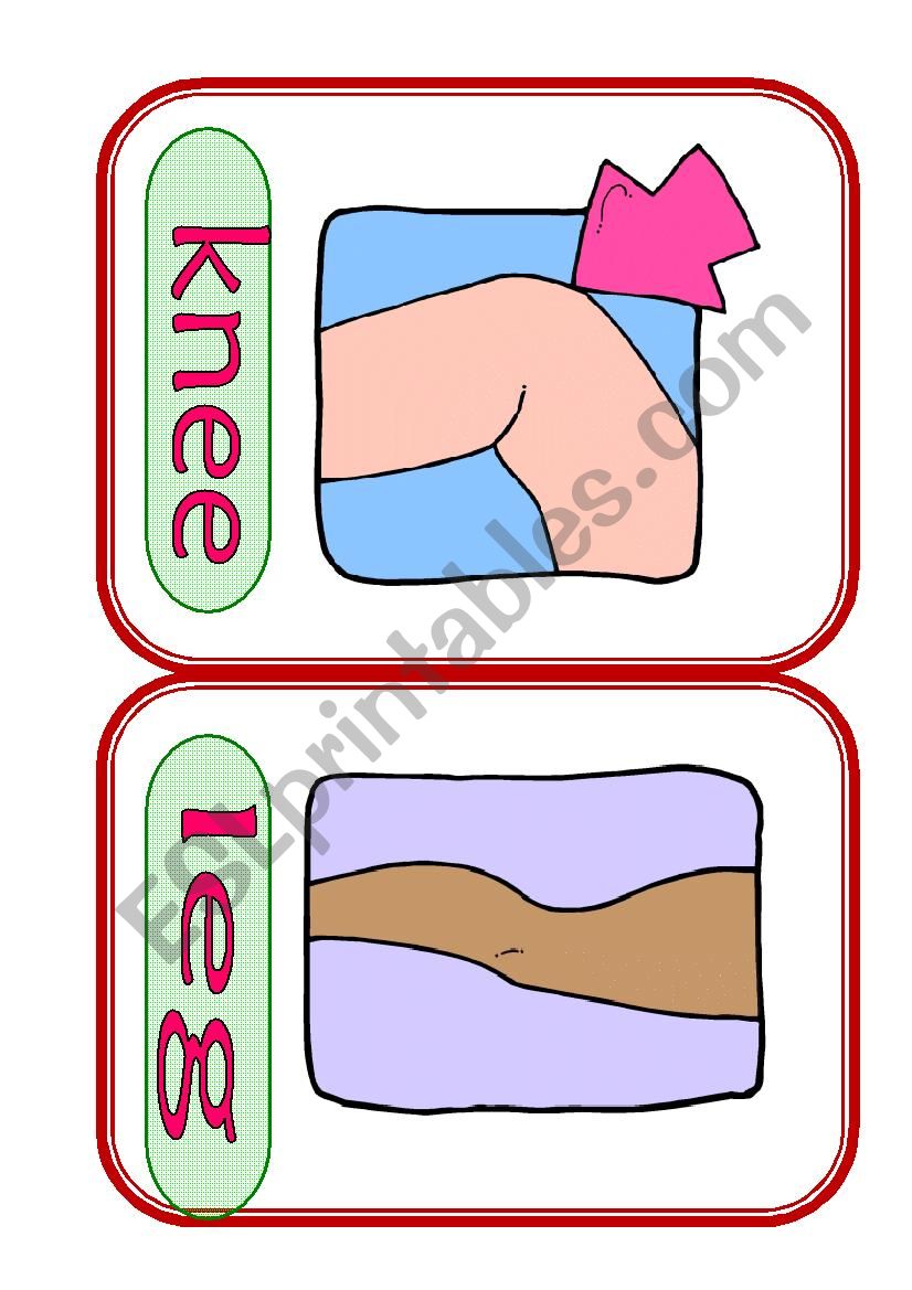 Body Parts #3 worksheet