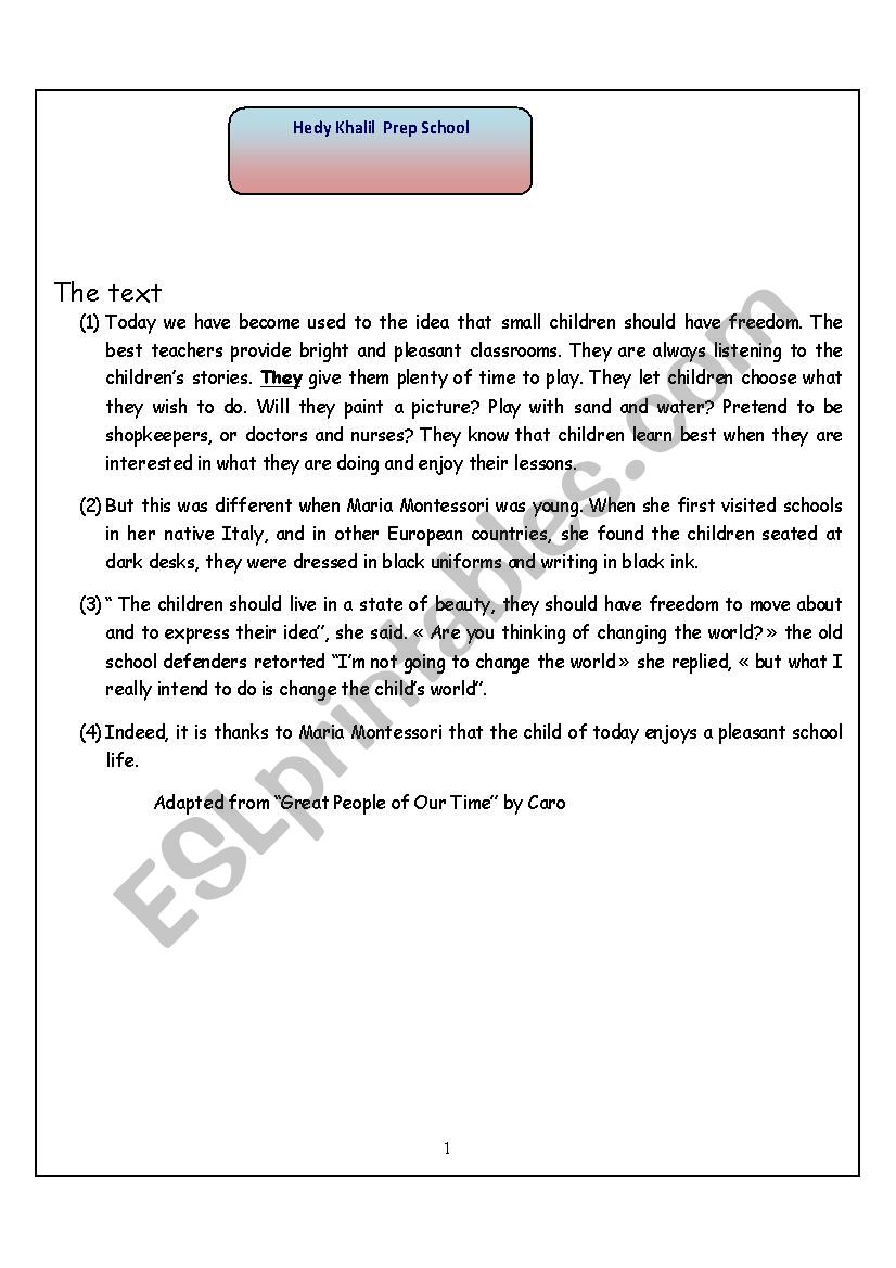 english 1st term test ( family relationships)