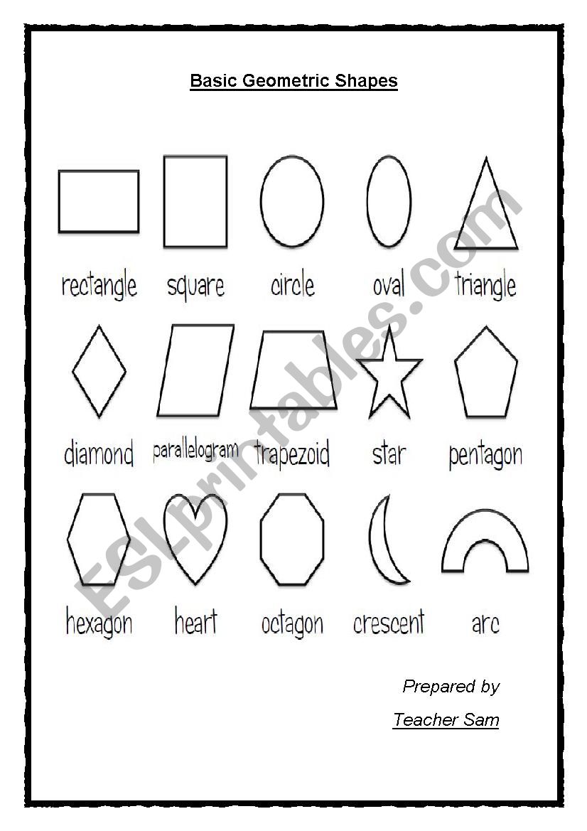 geometric basic shapes worksheet