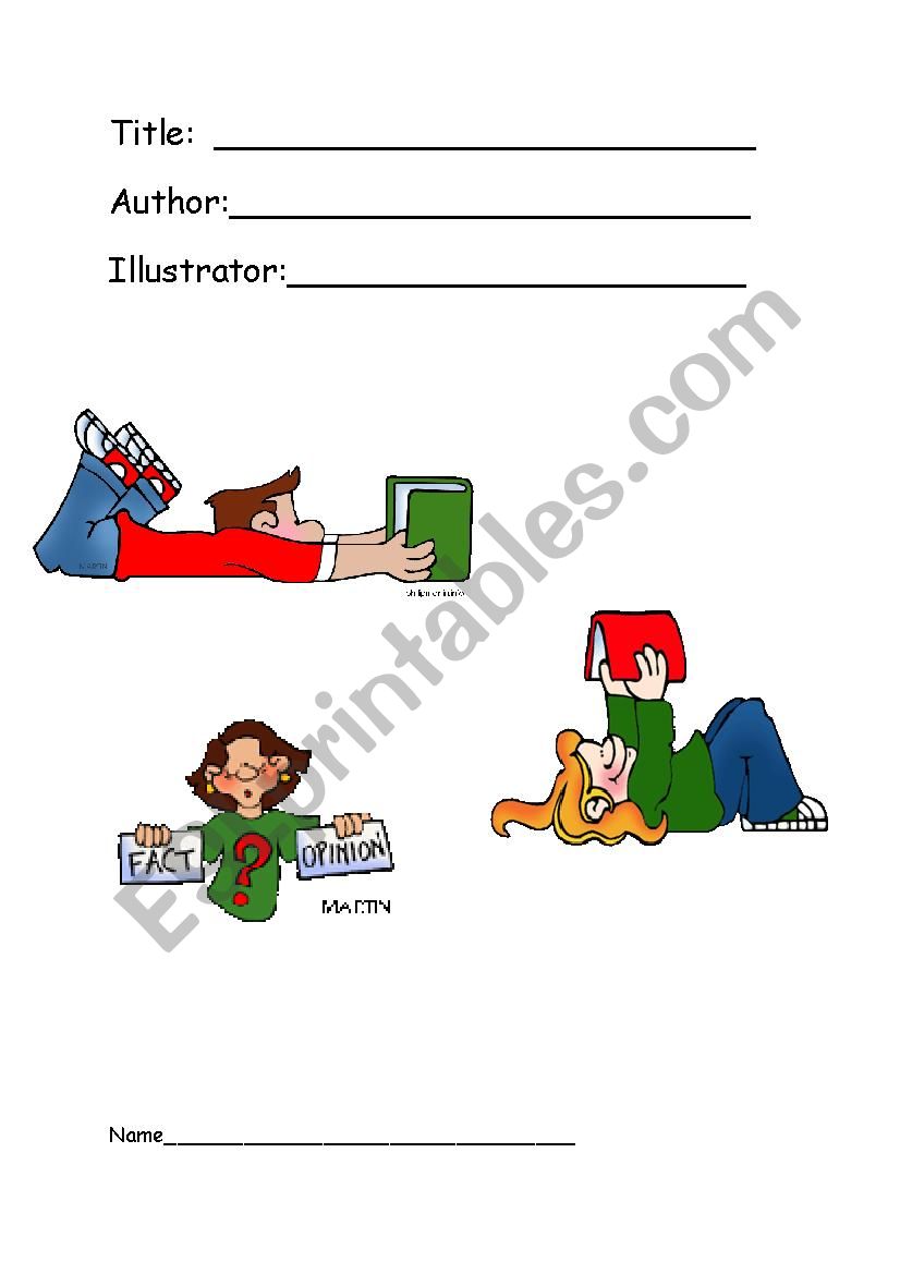 Book Review worksheet