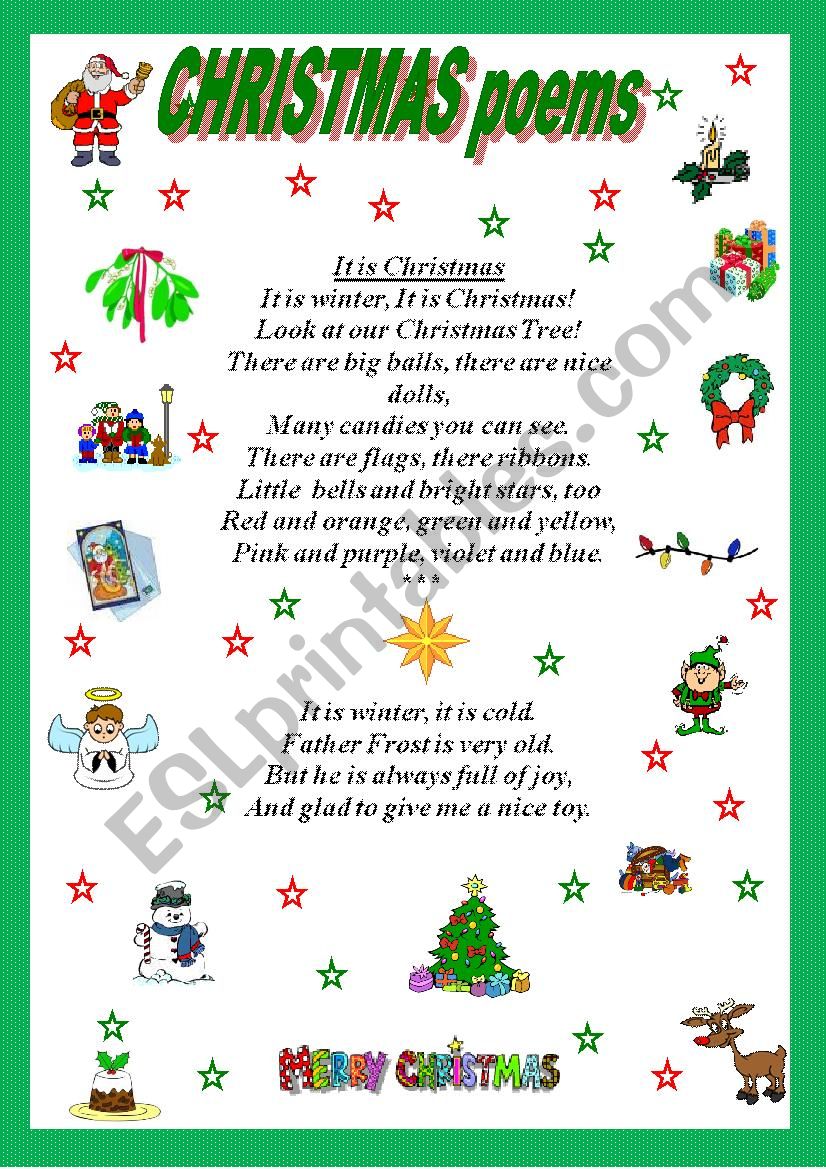 christmas-poems-esl-worksheet-by-kucheryavaya