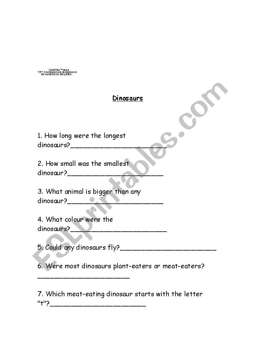 Superlative worksheet