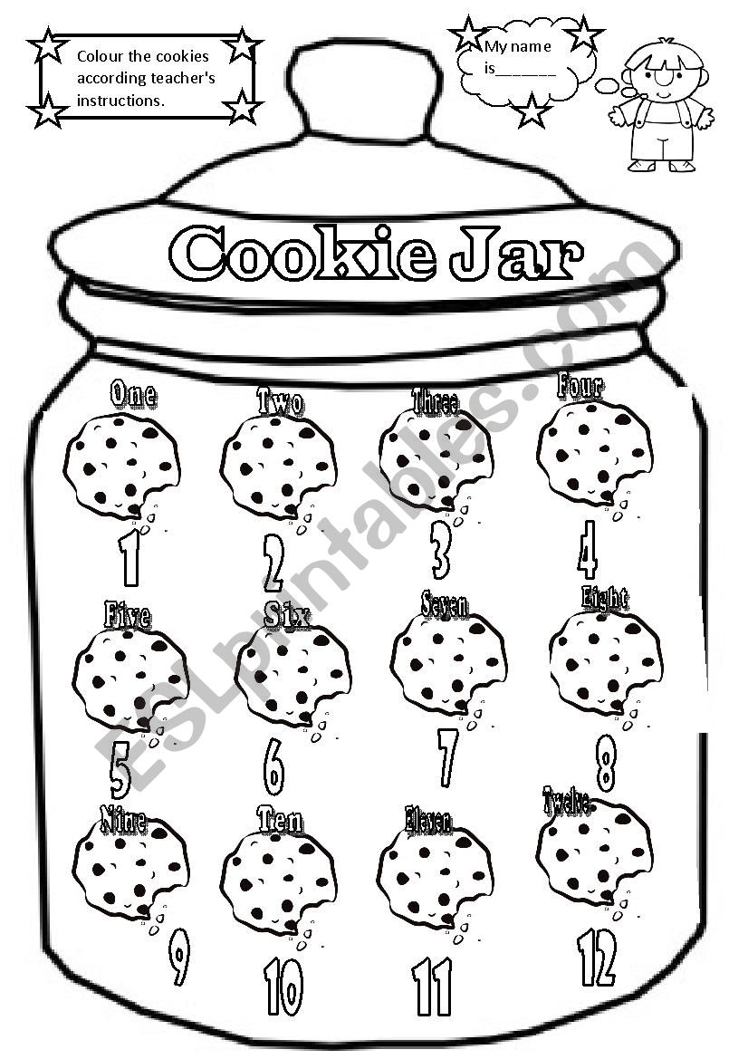 Who stole the cookies from the cookie jar - NUMBERS