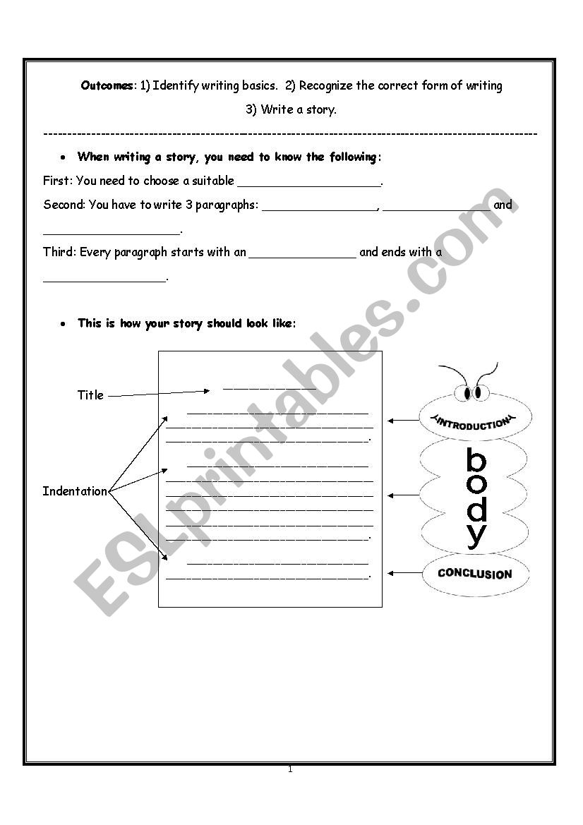 Writing a Story (Student Version)