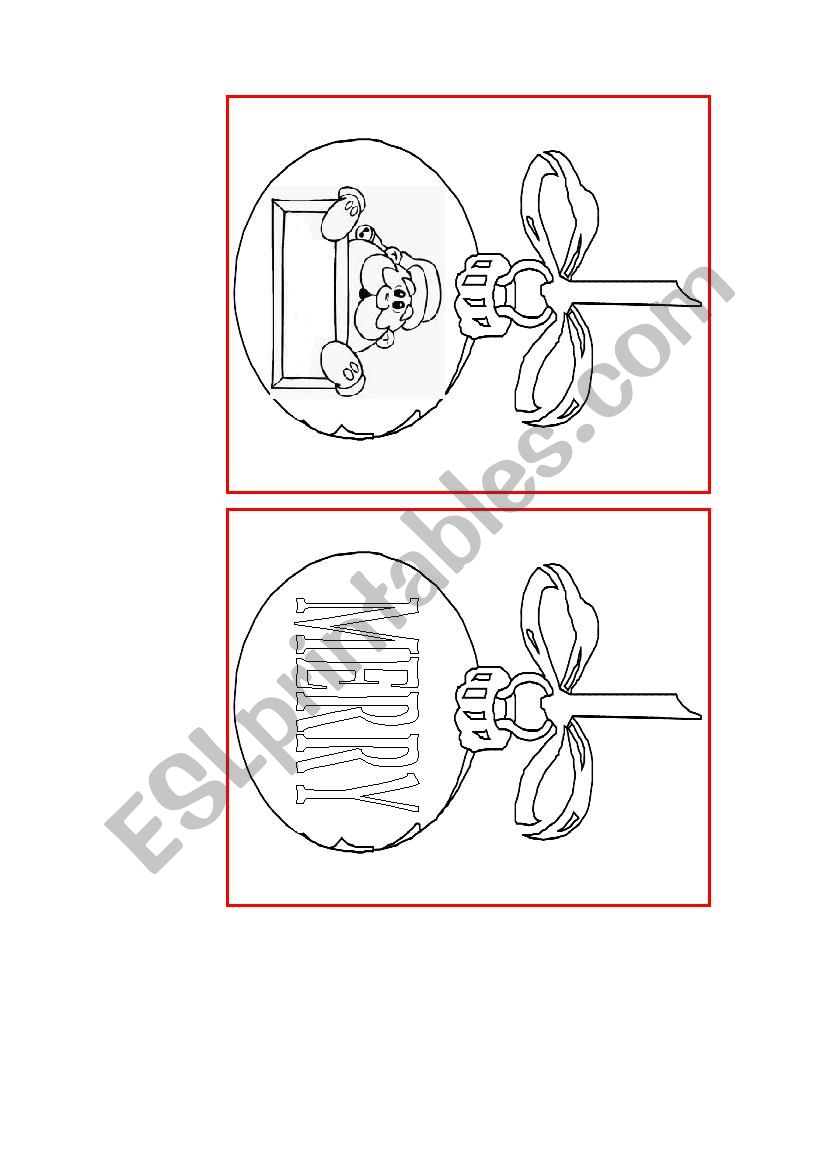 MERRY CHRISTMAS CARD worksheet