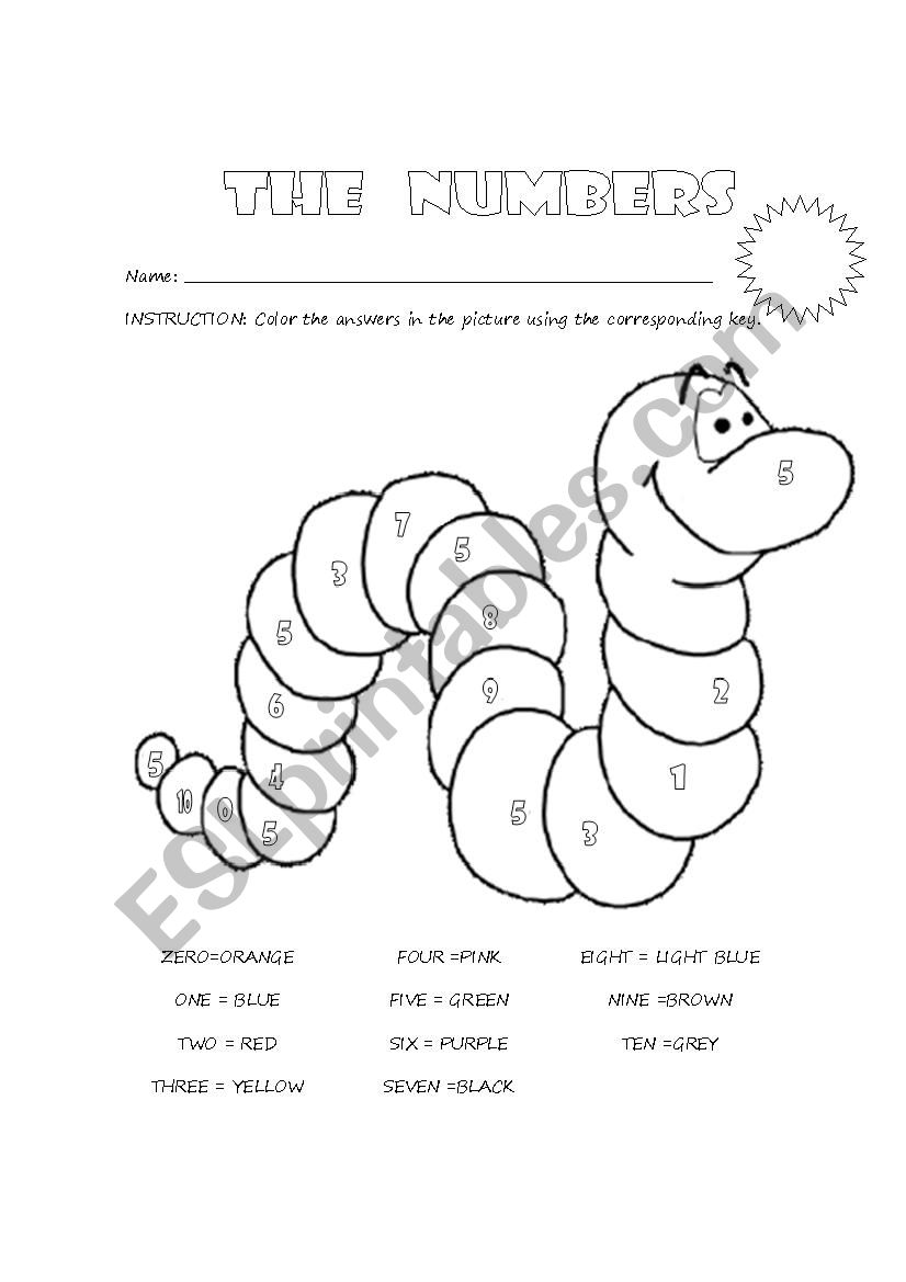 Painting for learning to count