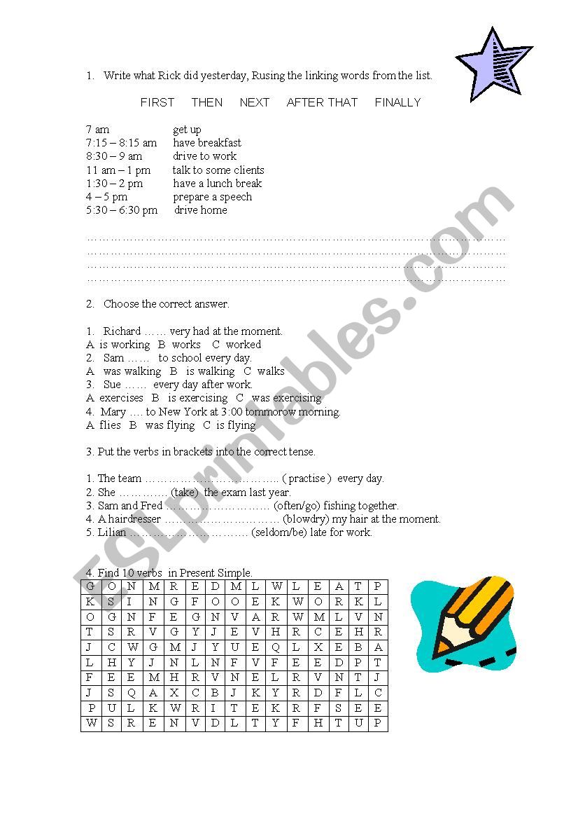 Grammar Exercises worksheet