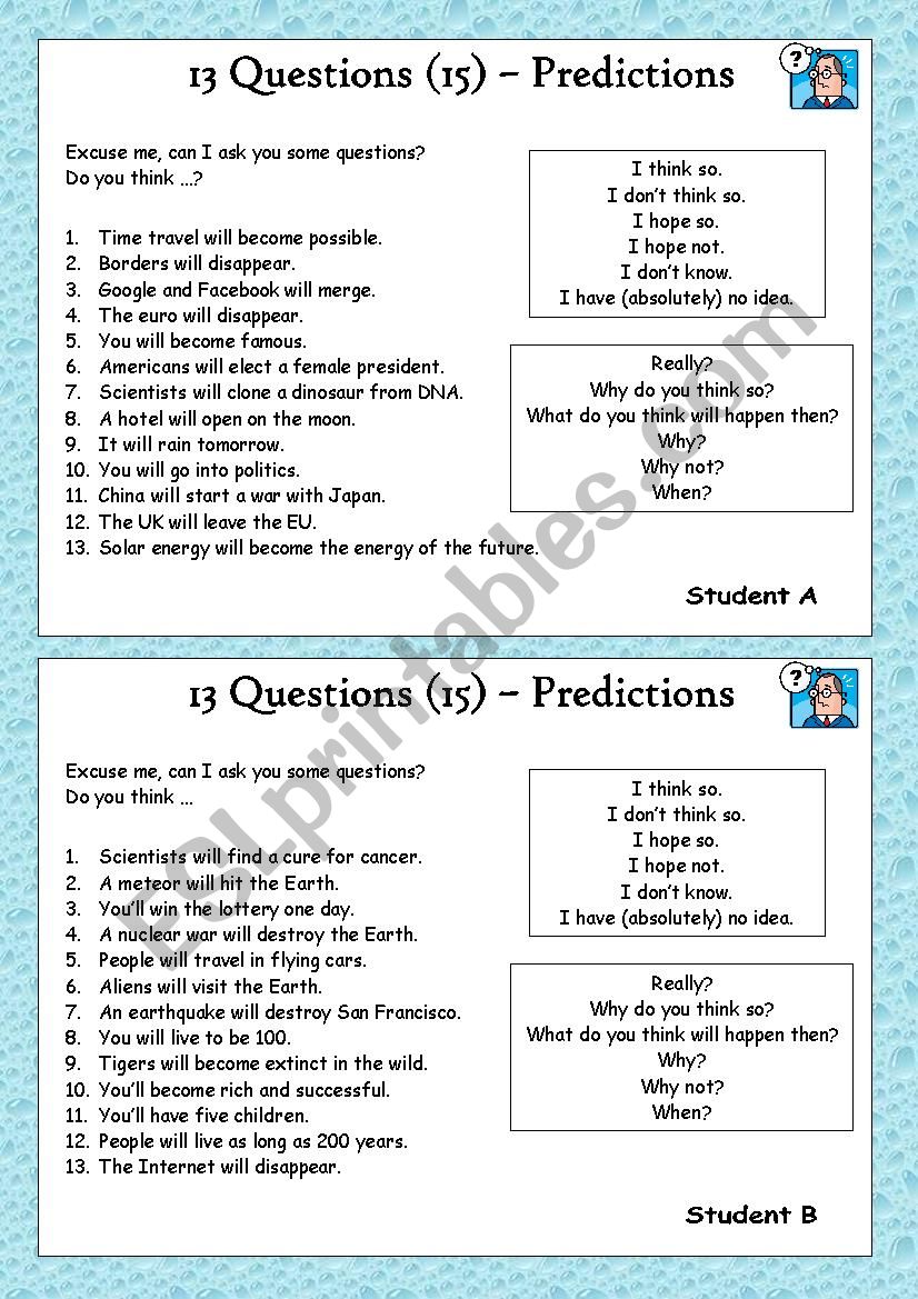will  worksheet