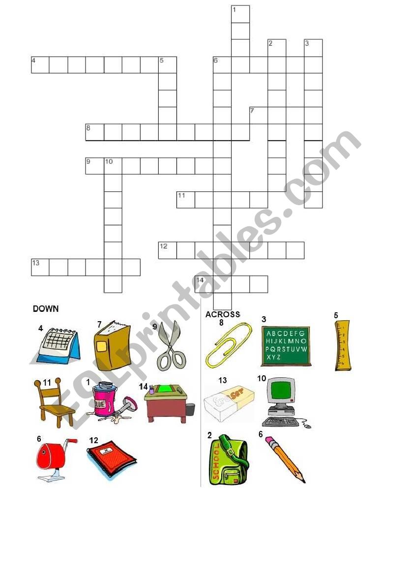 classroom puzzle worksheet