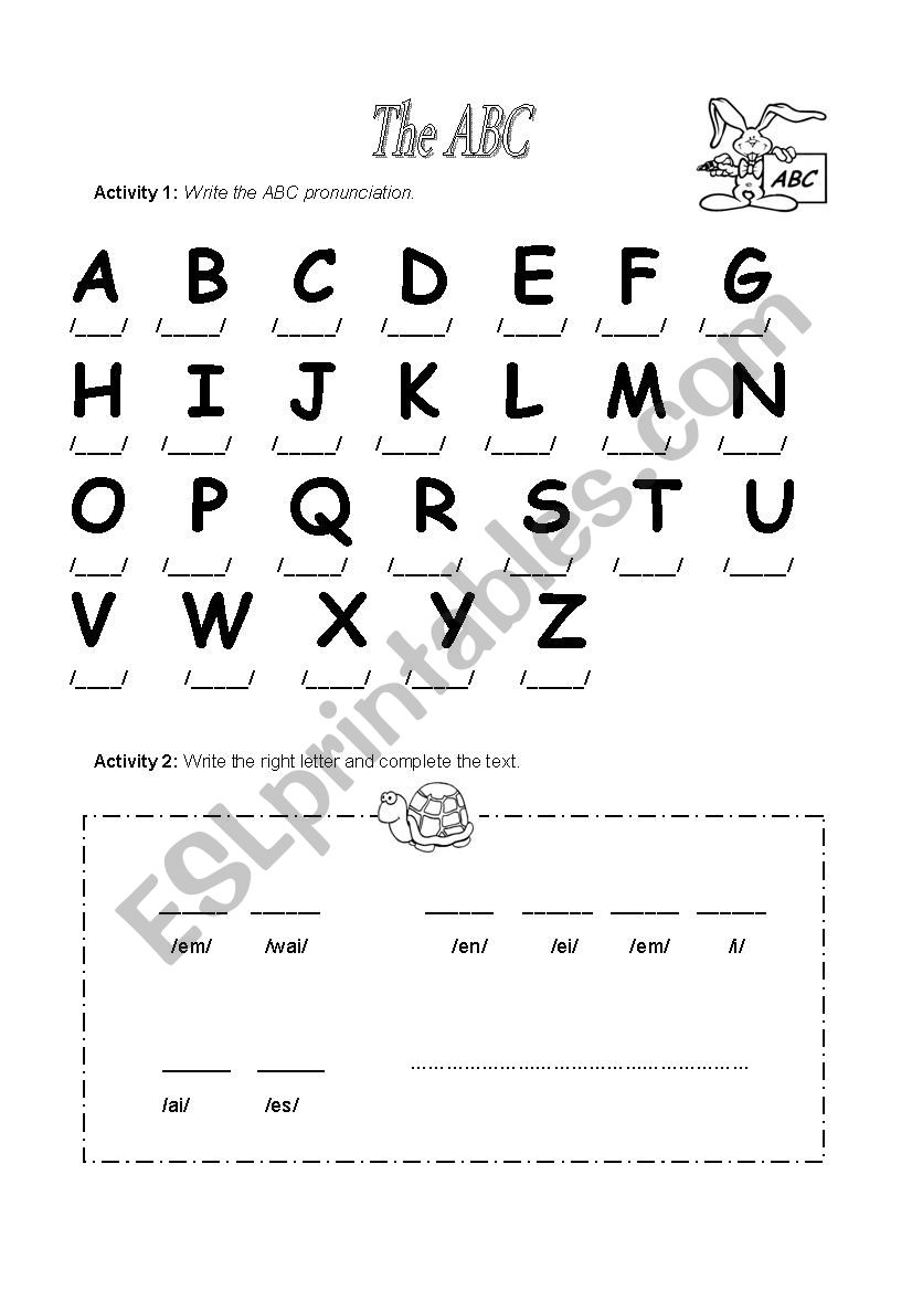 abc worksheet