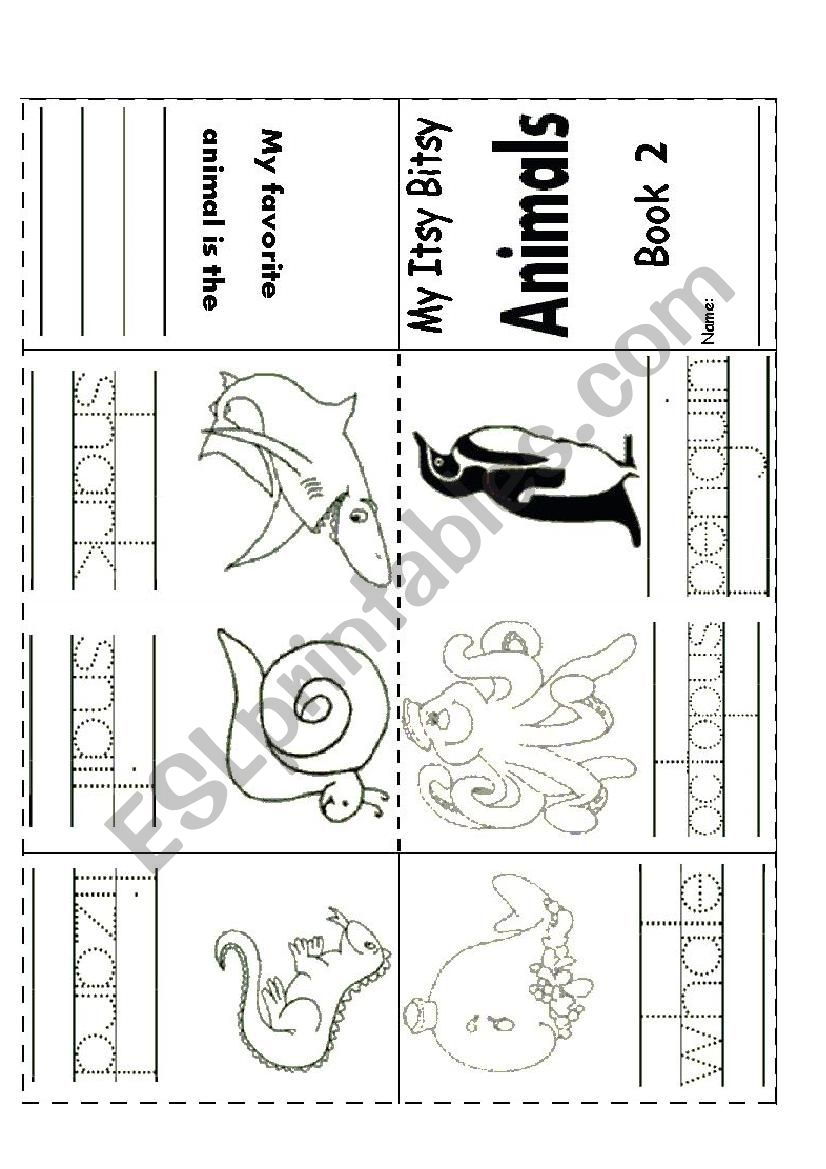 Book of Animals 2 worksheet