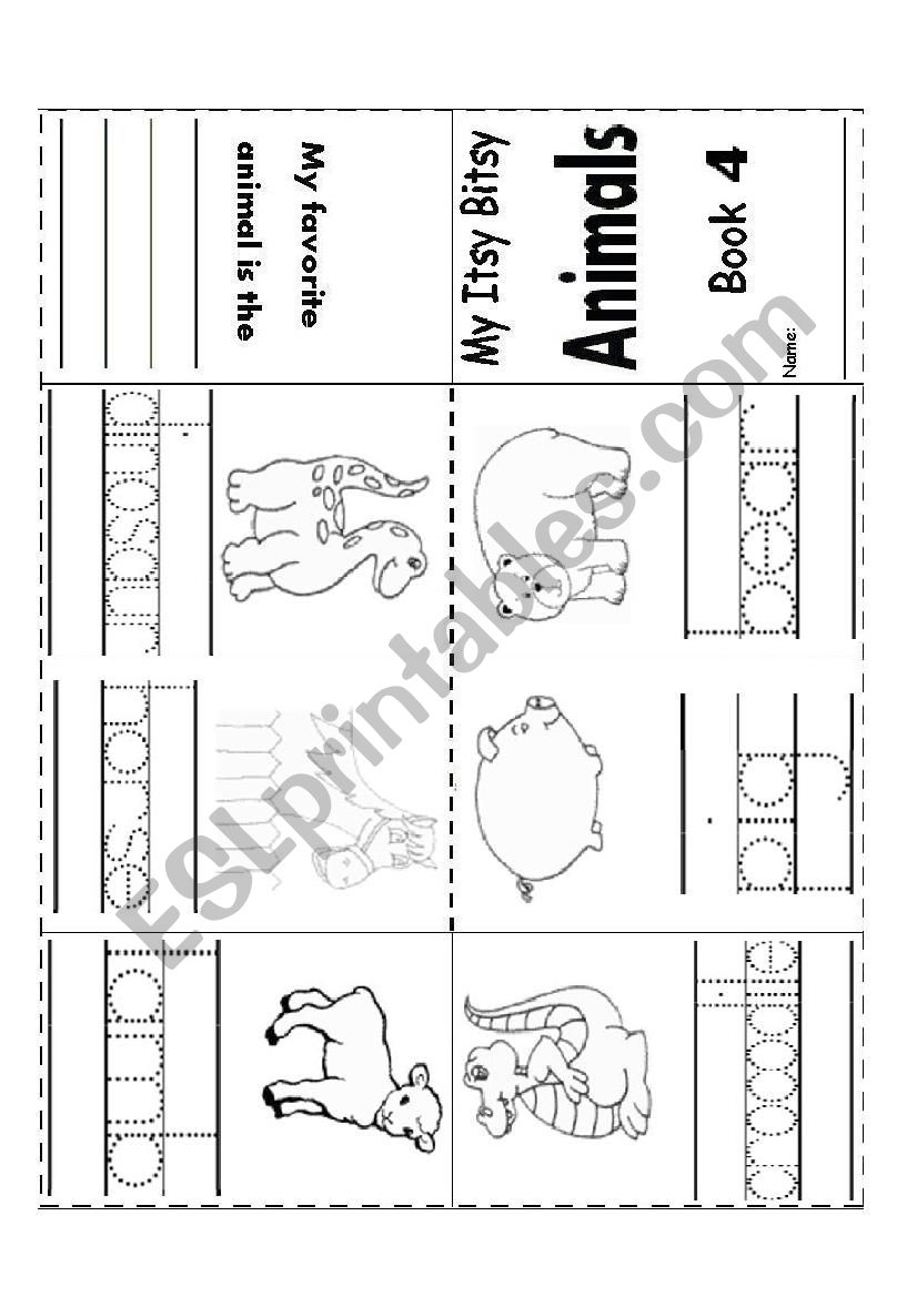 Book of Animals 4 worksheet