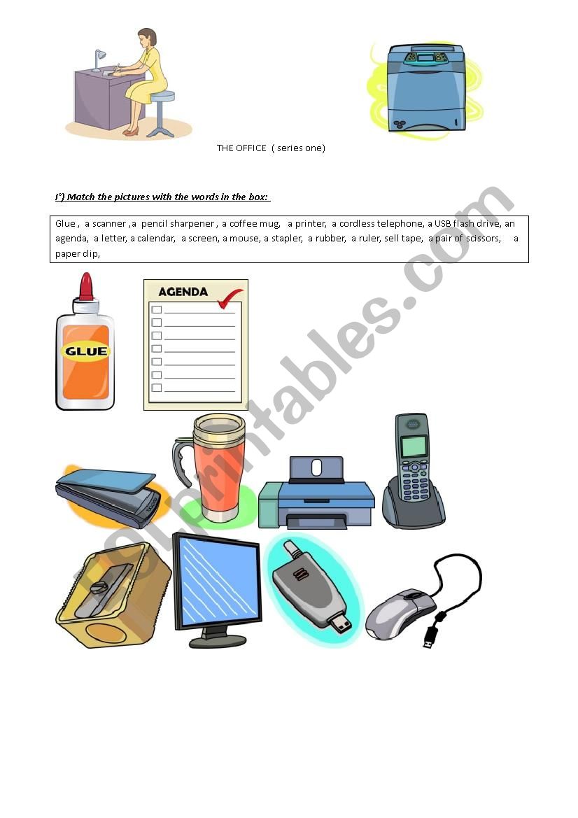 Film - series : The Office worksheet