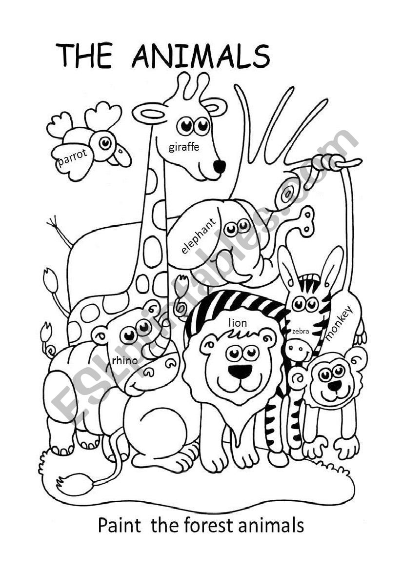 the-forest-animals-esl-worksheet-by-ogretmen1978