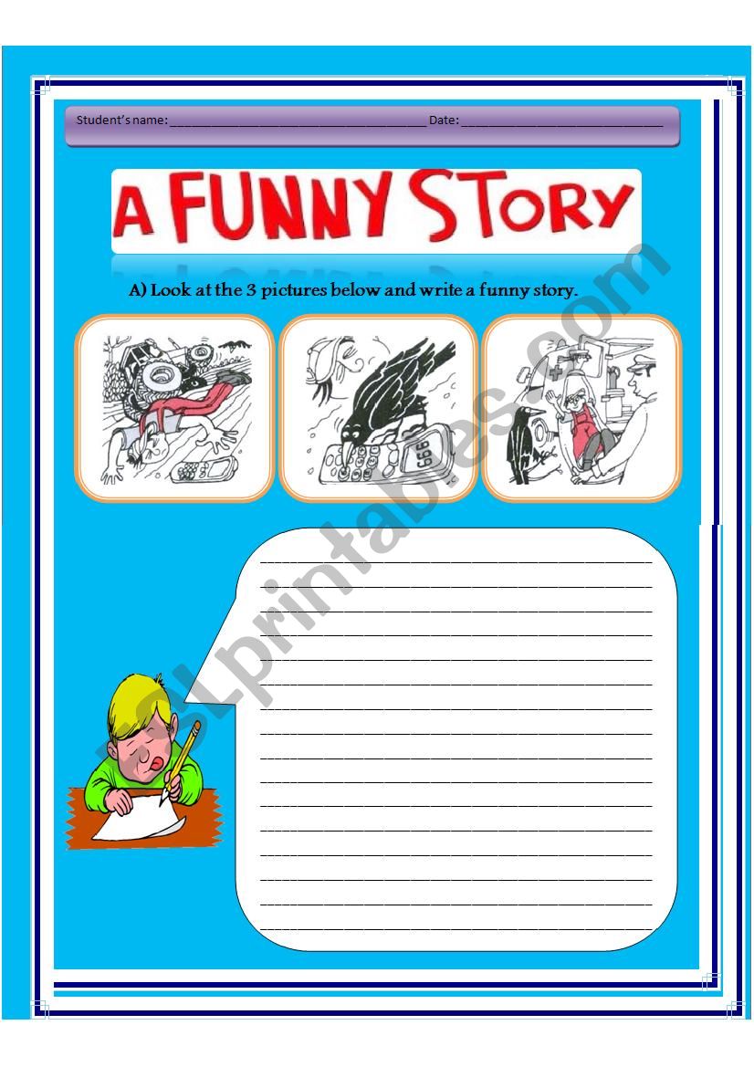 write a funny family story