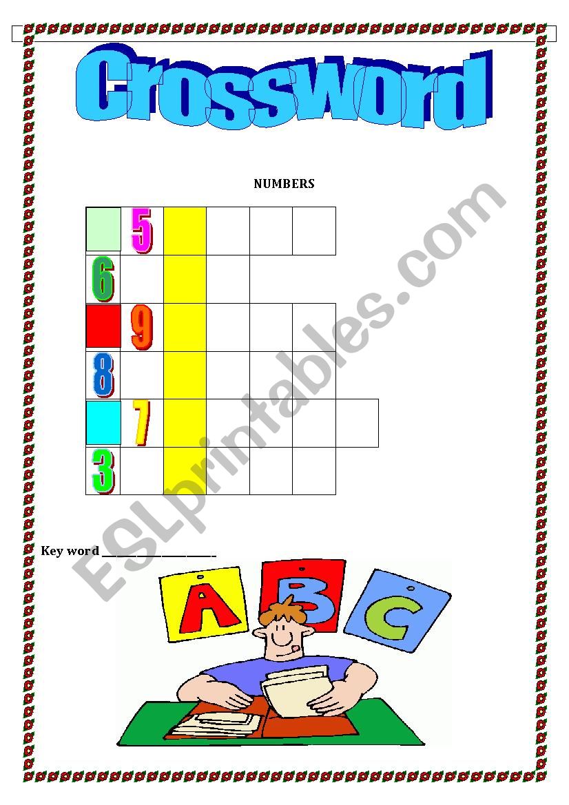 numbers worksheet