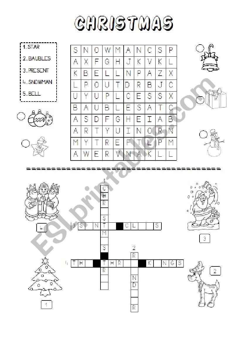 christmas worksheet