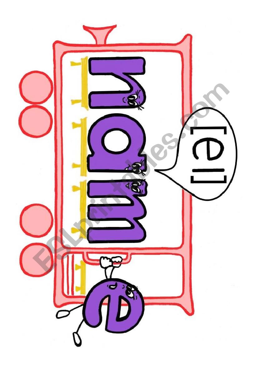 Phonics, long sound worksheet