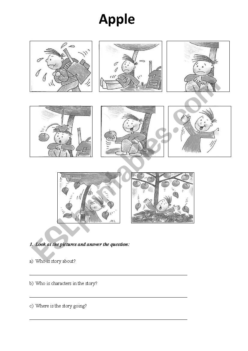 story writing worksheet