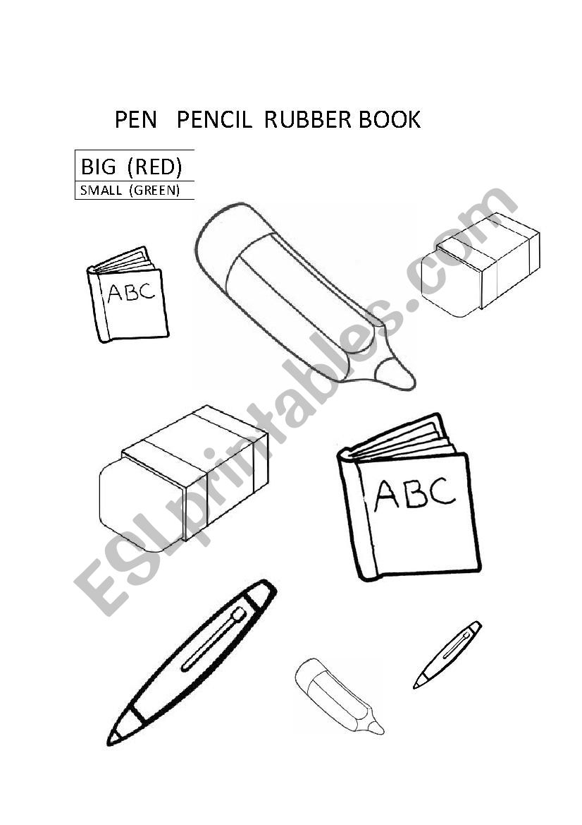 BIG OR SMALL worksheet