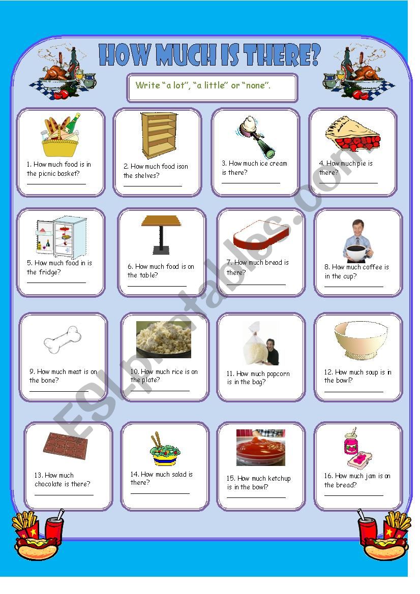 How Much Is There? worksheet