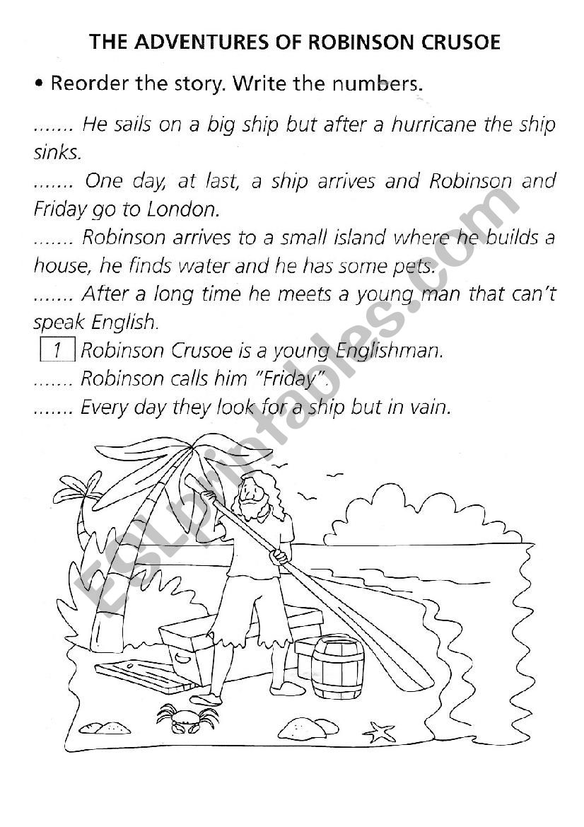 The adventures of Robinson Cusoe
