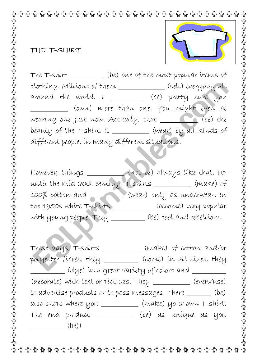 Present Simple Passive vs Past Simple Passive Verb Cloze