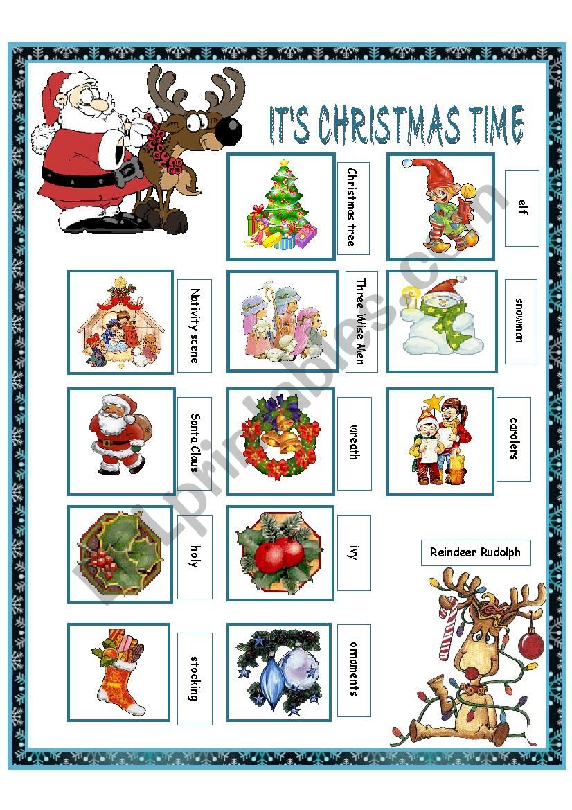 Christmas worksheet