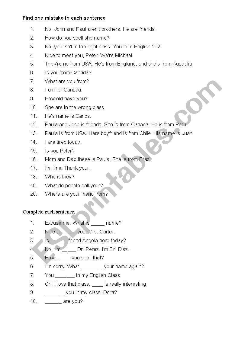 present simple worksheet