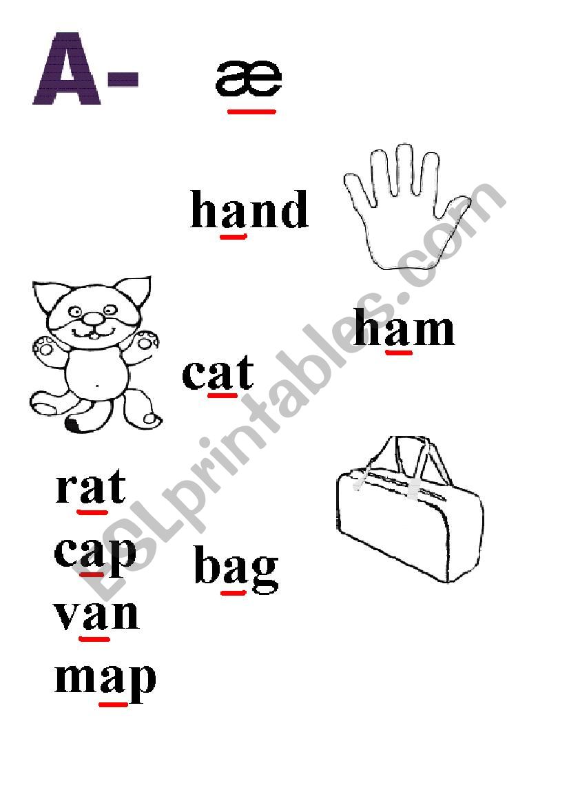 phonics poster 1 worksheet