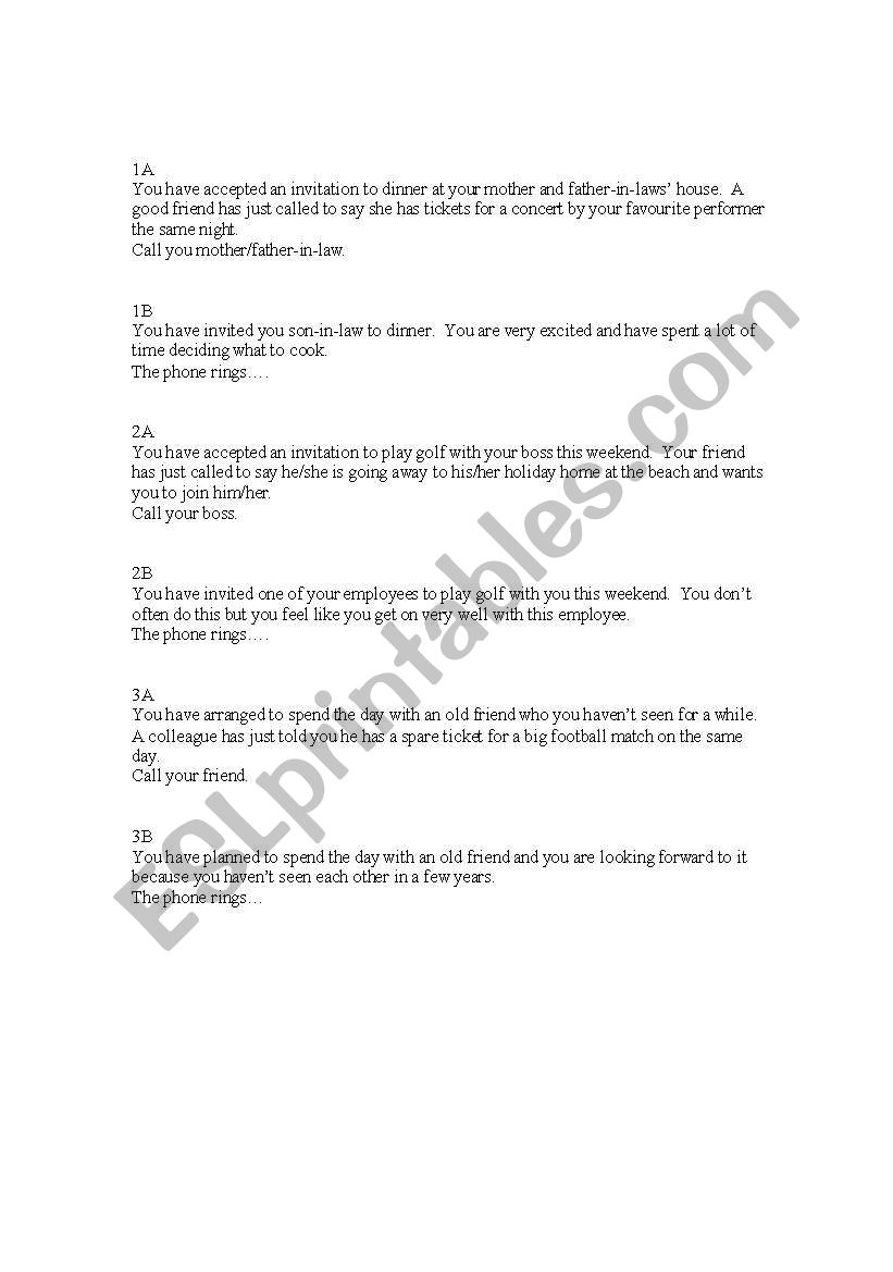 Cancelling arrangements worksheet