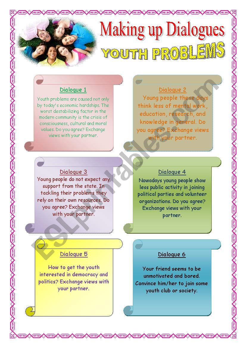 Making up Dialogues: Youth Problems