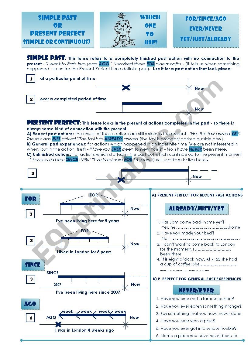 SIMPLE PAST OR PRESENT PERFECT