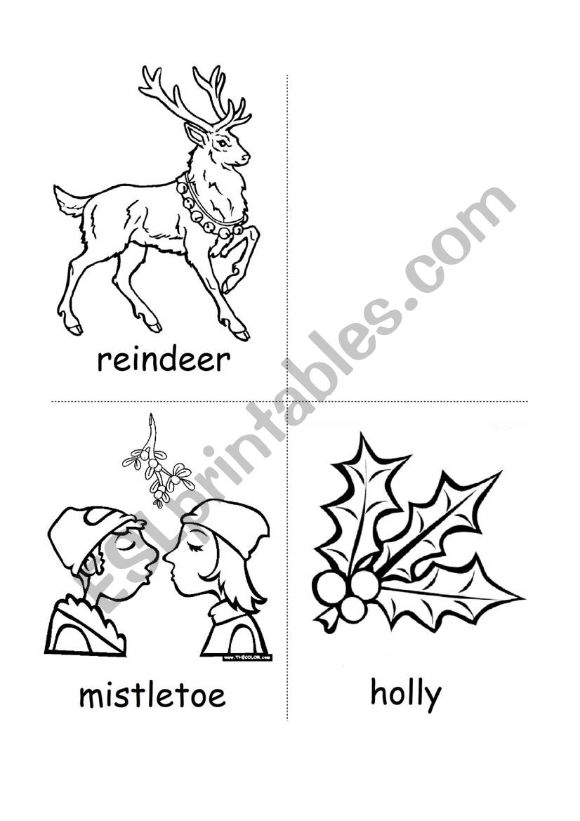 Christmas Flashcards Part 2 worksheet