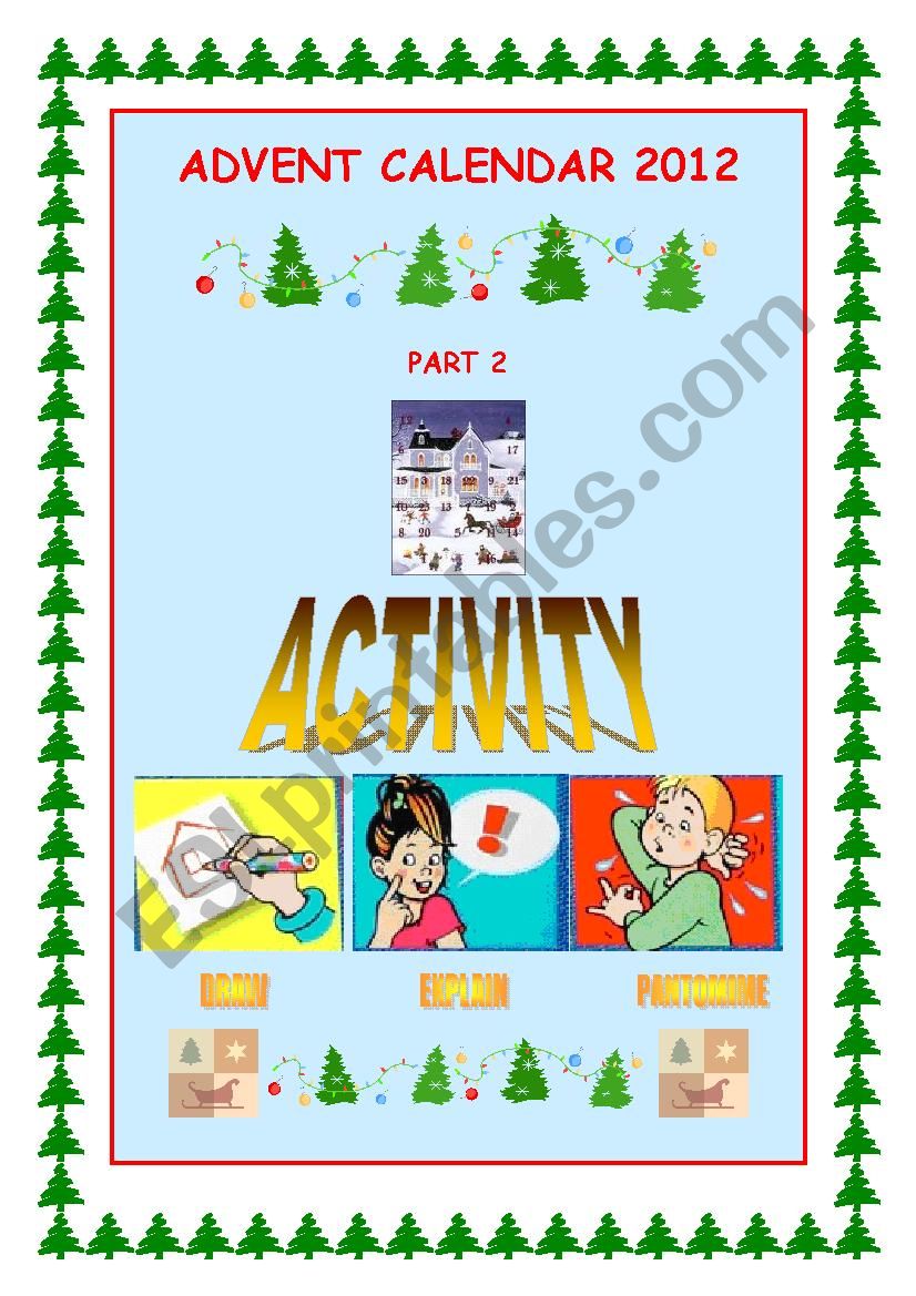 Christmas Activity worksheet
