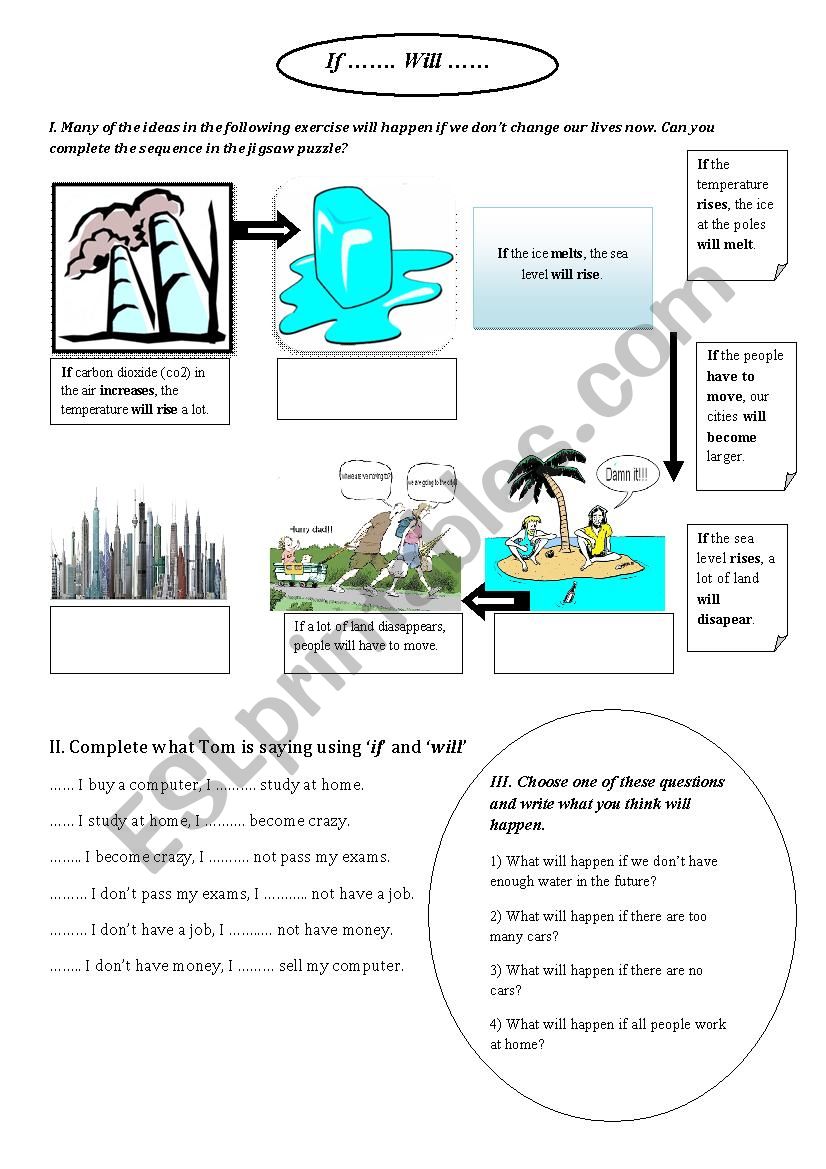 conditional one worksheet