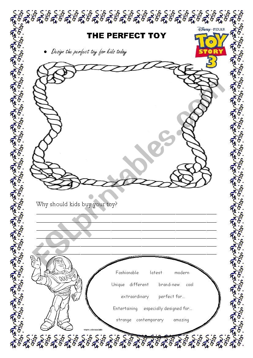 toy story worksheet