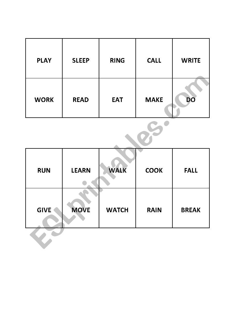 Present continuous worksheet