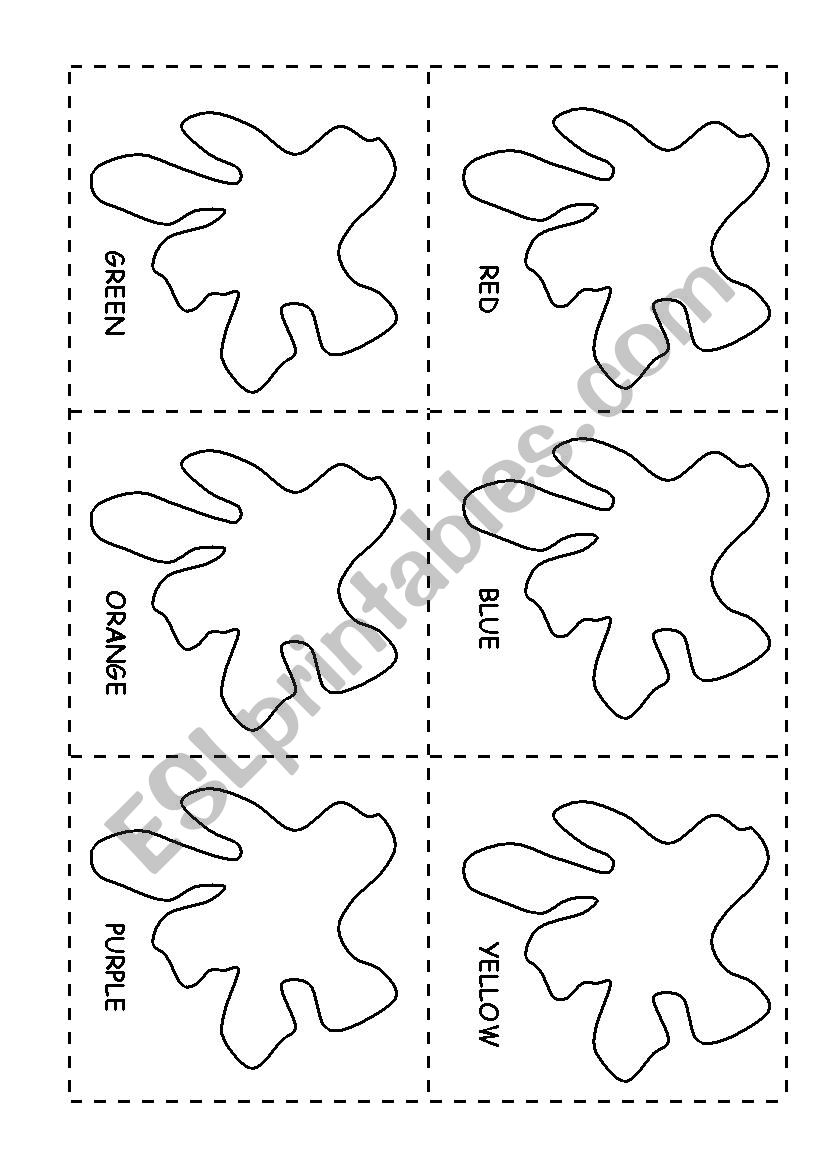 Colours Flashcards worksheet