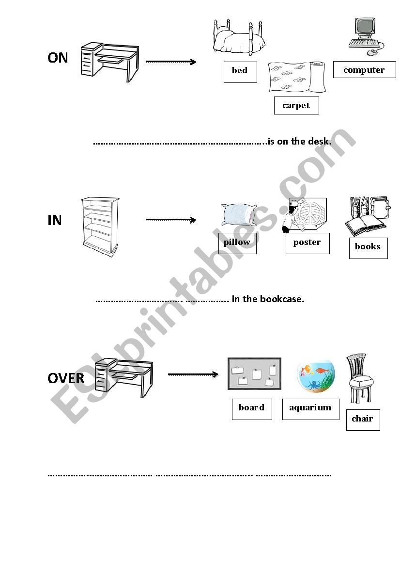 My room worksheet