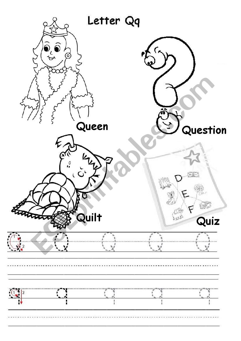 Letter Qq worksheet