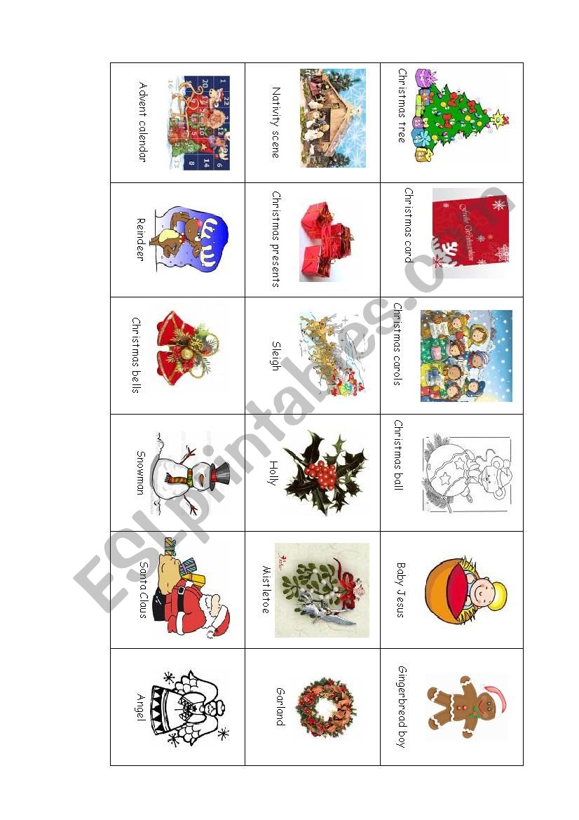 Christmas Time  worksheet