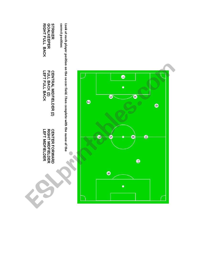 World cup activity worksheet