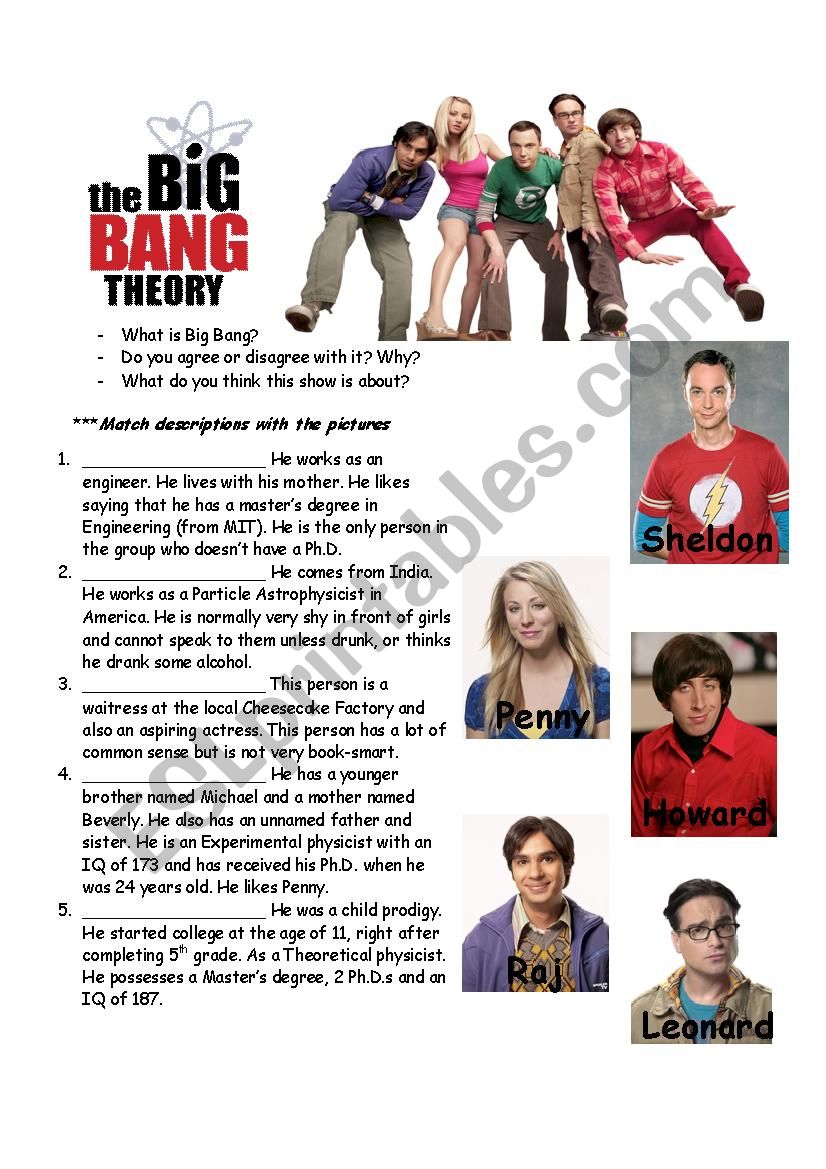 The Big Bang Theory Pilot (Season 1 Episode 1)