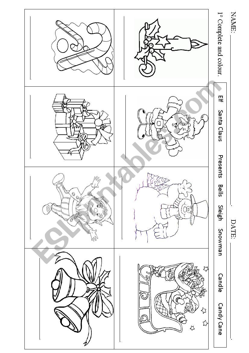 Its Christmas! worksheet