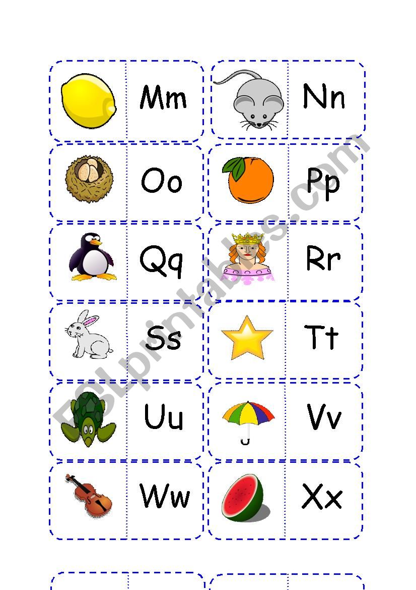 My 1st sounds M - X worksheet