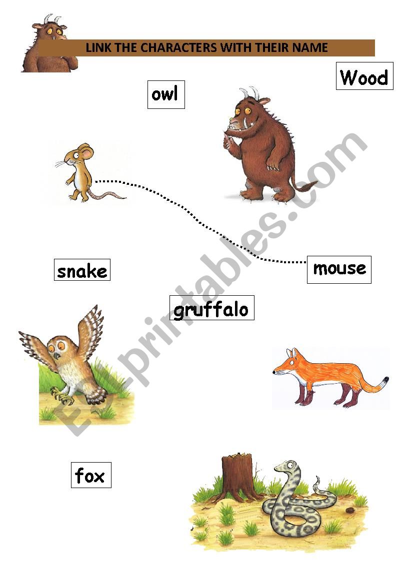 GRUFFALO Match characters & names